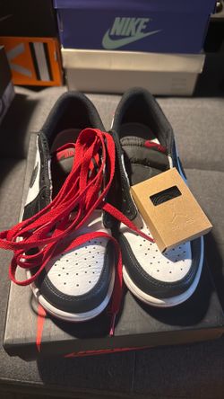 Jordan 1 Retro Low Black Toe (2023) Size 9