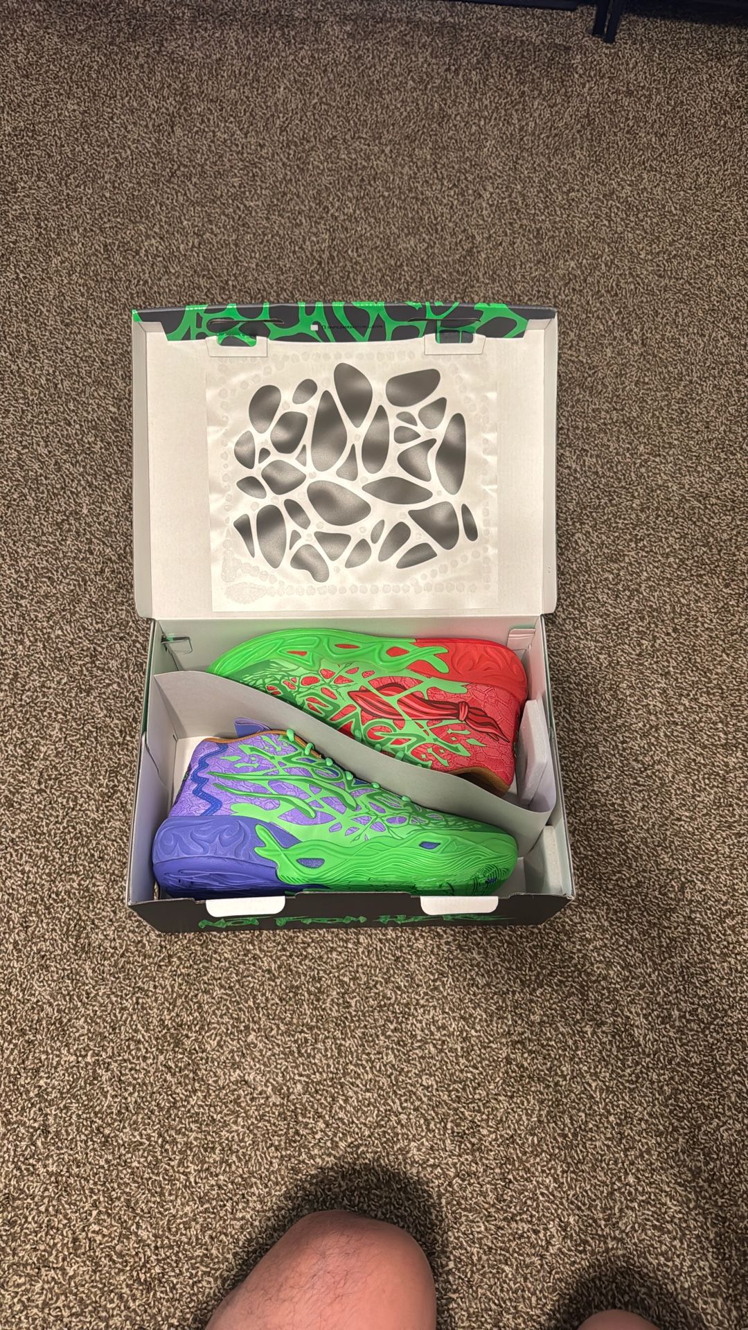 PUMA LaMelo Ball MB .04 TMNT Raphael and Donatello Size 10.5