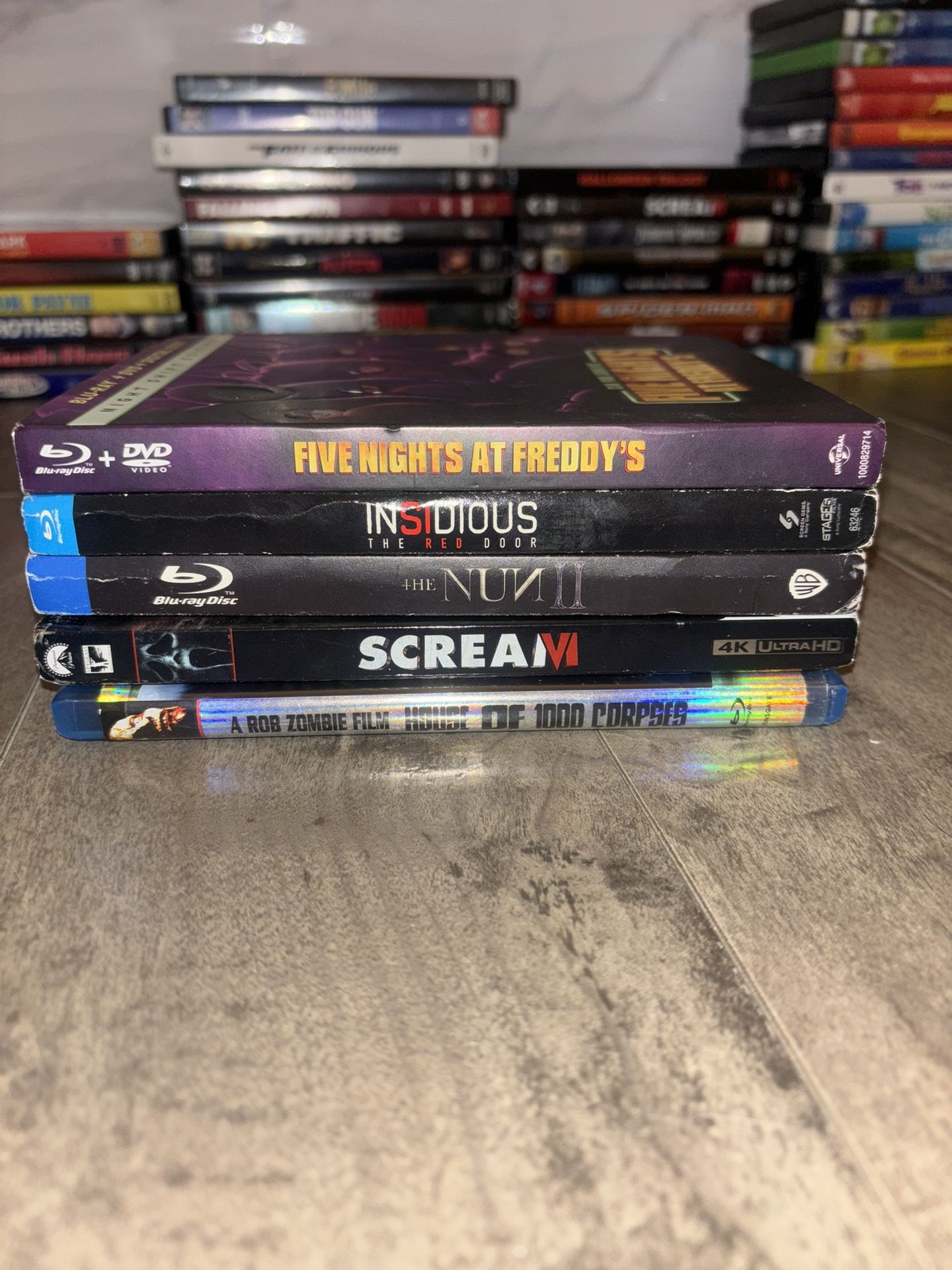 Horror Blu Rays - LOT OF 5
