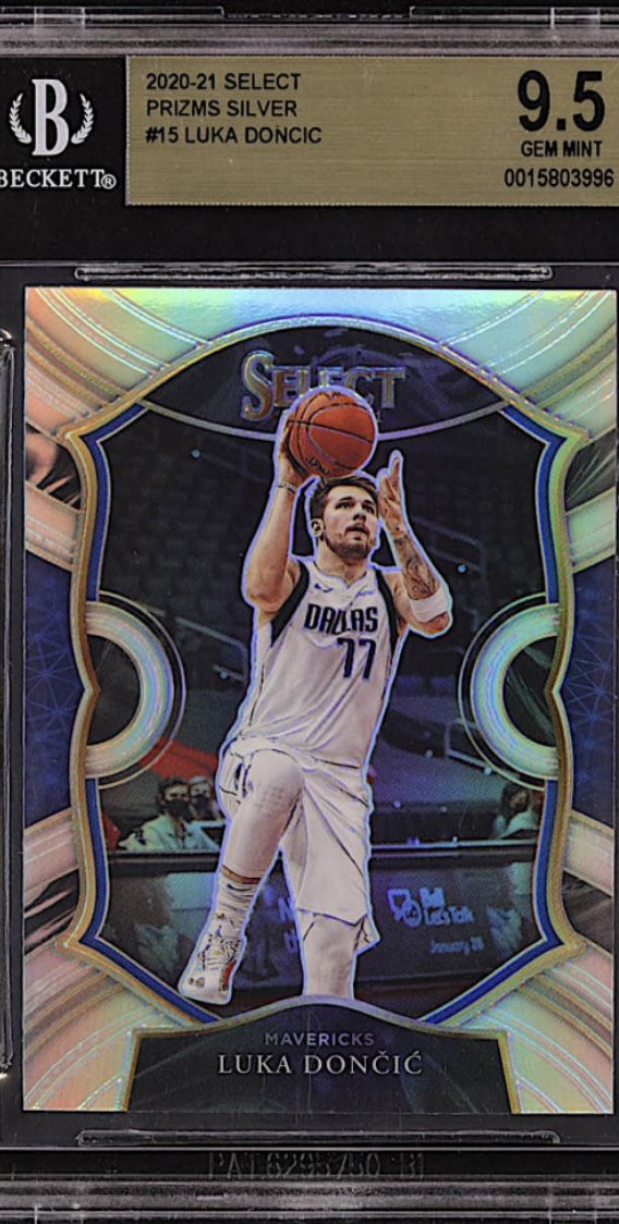 Luka Doncic 2020-21 Select Prizms Silver #15 (BGS 9.5)