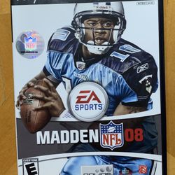 Madden 08 PlayStation 2 NFL Video Game