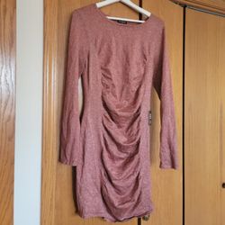 Rose Gold Dress Express Size L