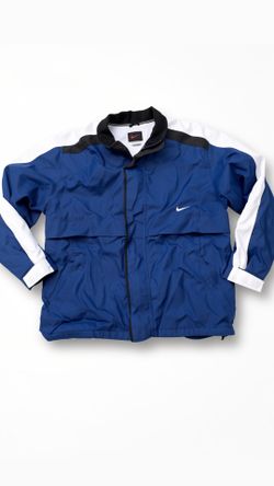 Nike windbreaker vintage jacket men’s size medium fits Large
