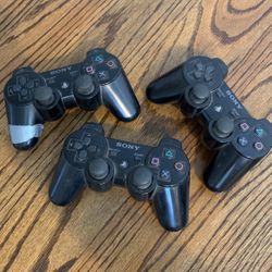 3 non-functional PS3 Controllers