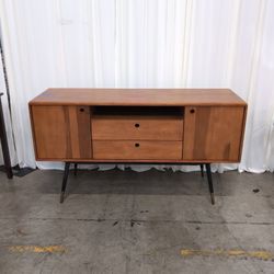 RENAZRYBOL Mid-Century Wood Buffet with Tapered Legs
