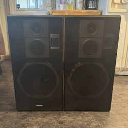 Technics Model SB-2765 Stereo 3-way Speaker System 200 W