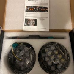 Keep Wrangler 7in LED Headlights 