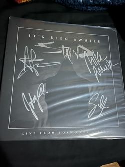 Staind Signed Vinyl Record Live From Foxwoods 2019