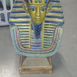 Egyptian pharaoh statue