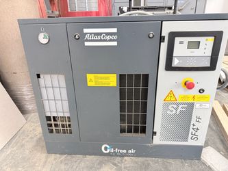 Atlas Copco Air compressor + air dryer combo