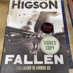 Charlie Higson “The Fallen” Autograph Signed book 