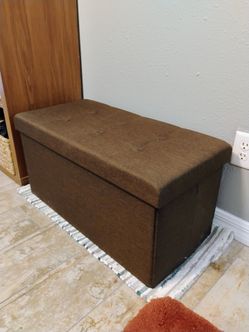 Portable Foldable Storage Bench