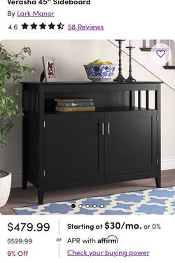 Black cabinet