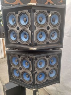 2 Bose Model 800 Pa Loudspeaker System Full Range Vintage 1970s