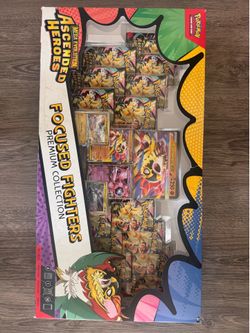 Brand new unopened Ascended Heroes Focused Fighters Premium Collection