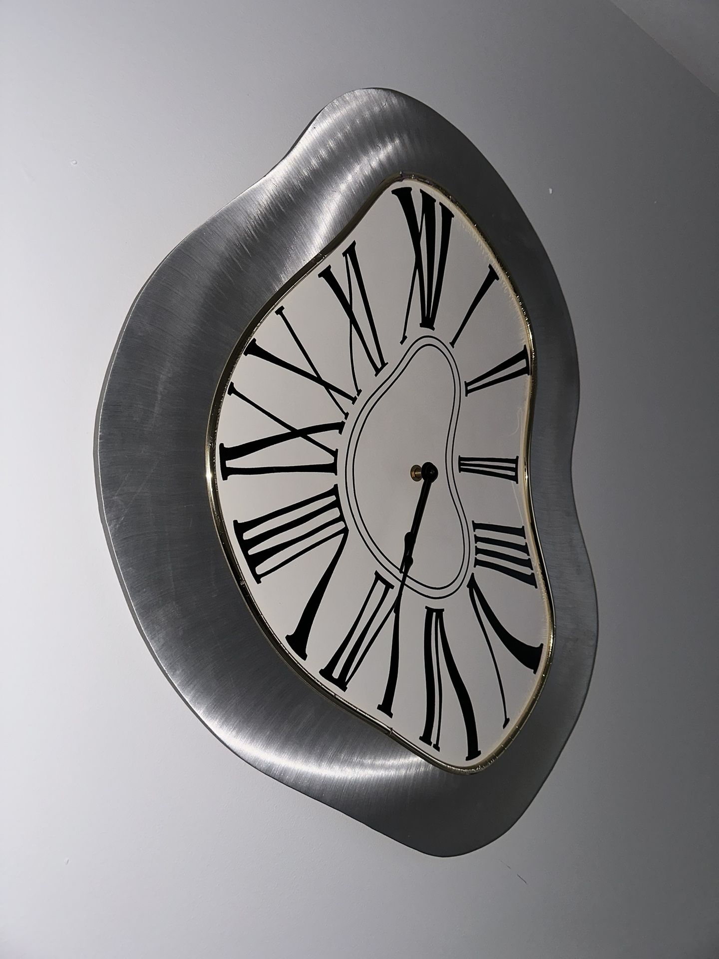 Wall Clock Silver 