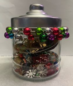 Christmas mystery jewelry jar