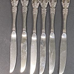 SSS by Oneida USA RENOIR/PEMBROKE 6 Butter knives Stainless