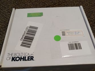Brand New Kohler Solid Brass Chrome Plated Towel Holder 