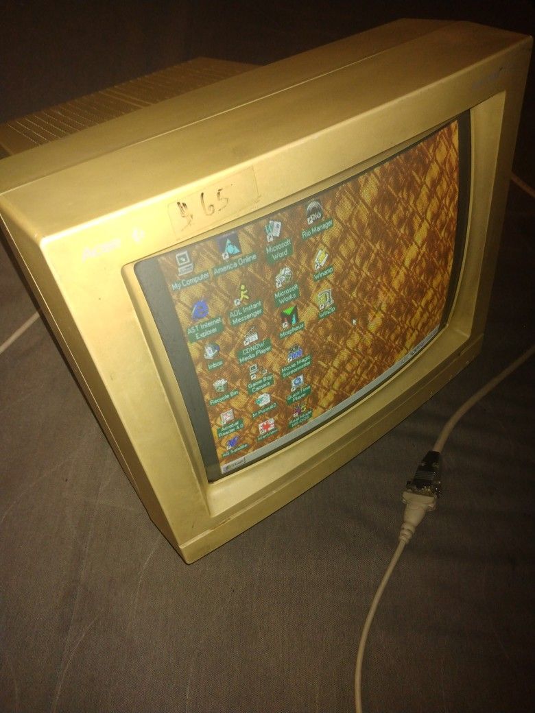 AcerView 11 VGA Vintage CRT Computer Monitor
