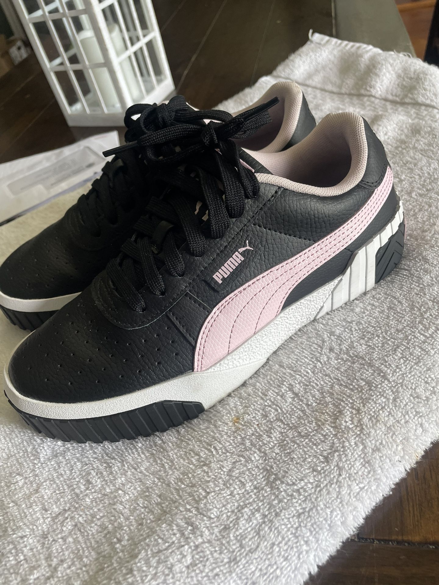 Pink/black Puma Shoes For Women