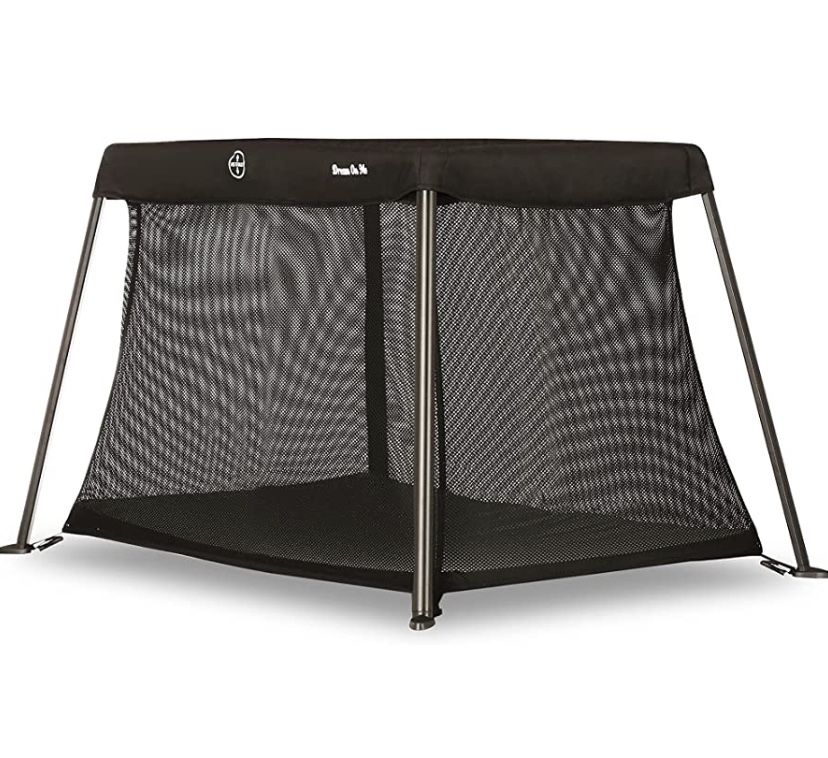 Dream On Me Travel Light Playard In Black, Lightweight, Portable