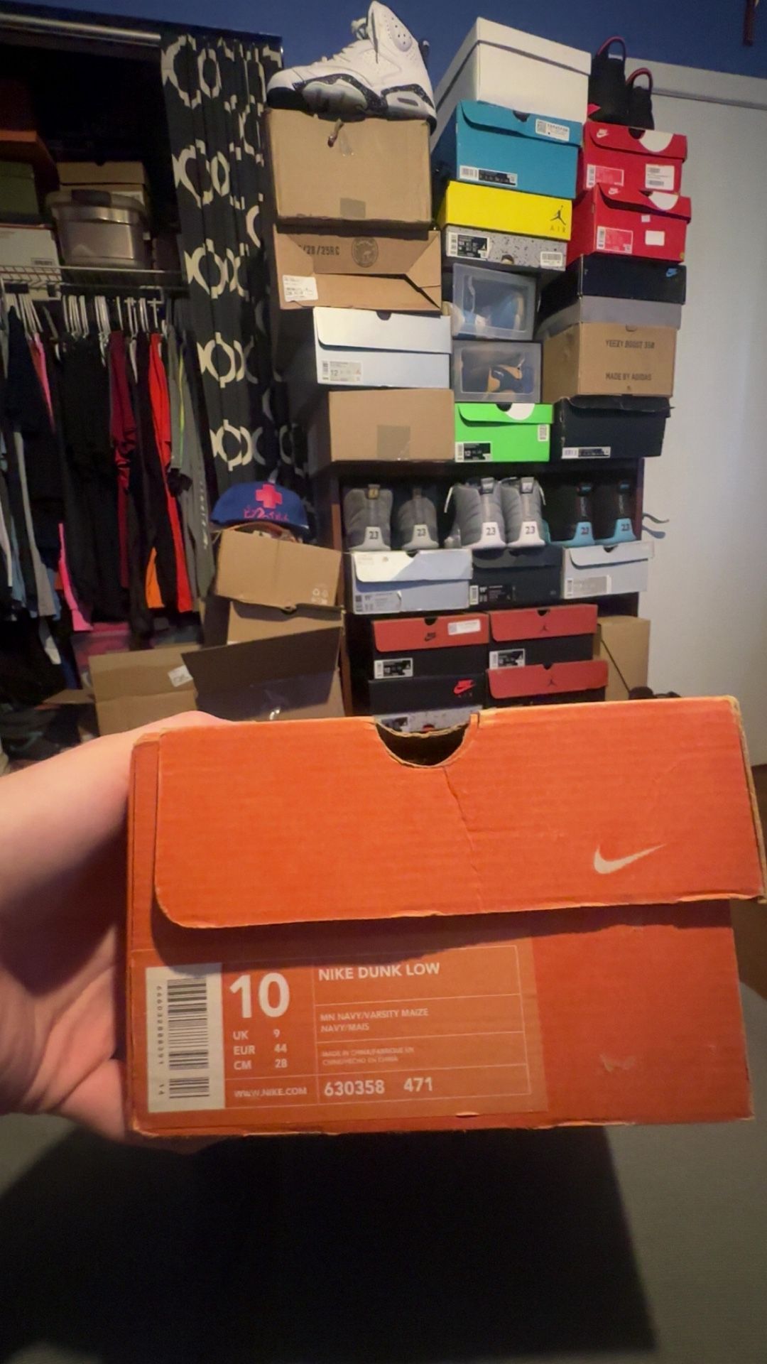 Vintage 1999 Nike Dunk Low Michigan Size 10 Deadstock