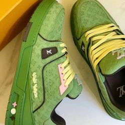 Anti-slip low-top sneakers for men green