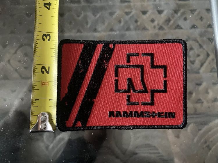 Rammstein Logo, Embroidered RED Flag Iron On patch for Sale in Lynbrook, NY  - OfferUp