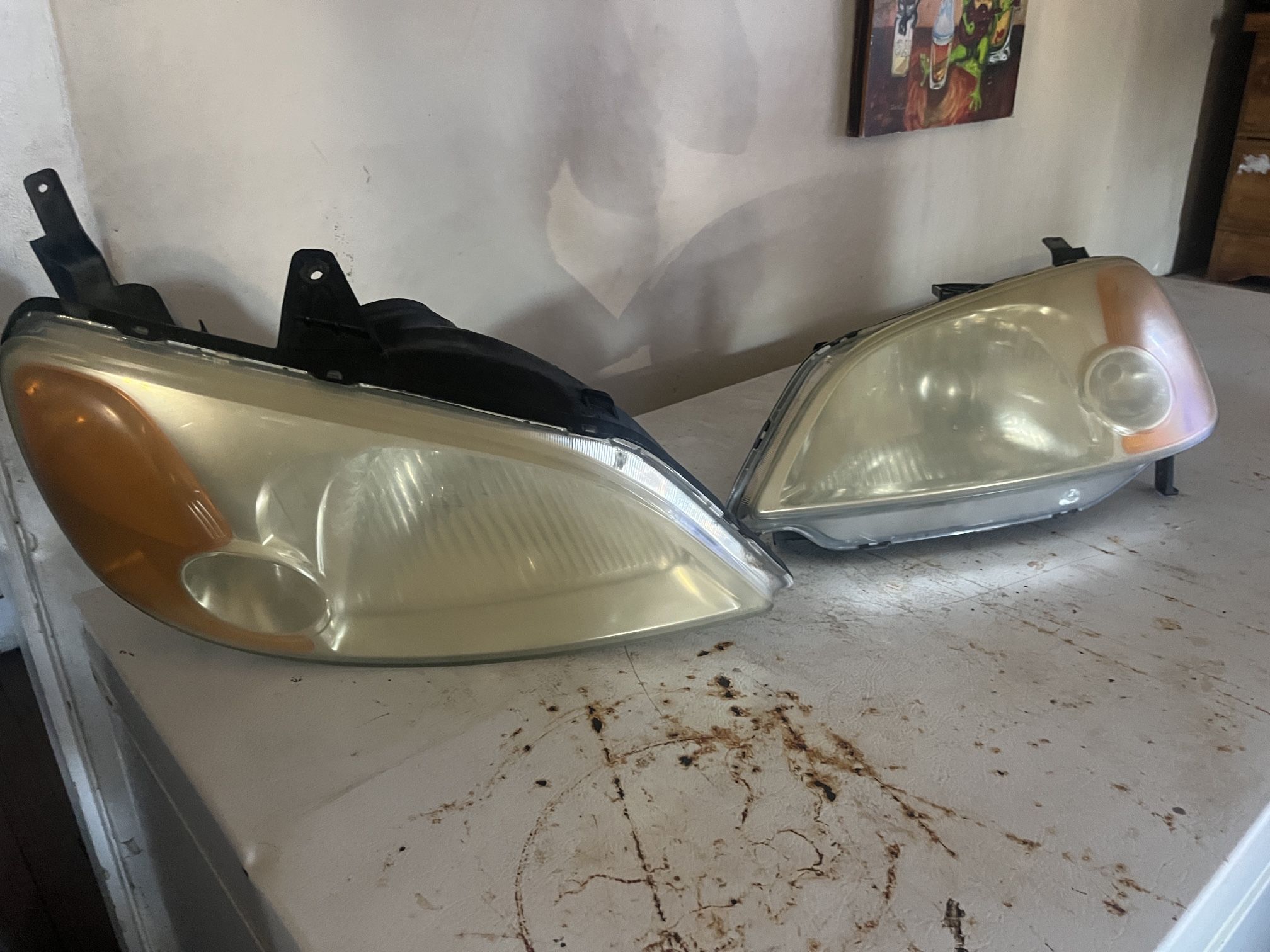 05 honda civic headlights