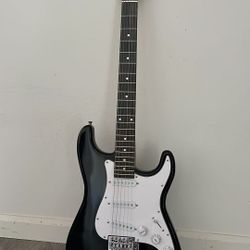 Electric guitar dark green