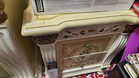 Queen headboard two dressers