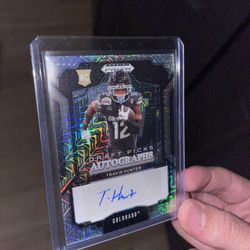 2025 Travis Hunter #15/25 Auto Panini Prizm Draft Picks