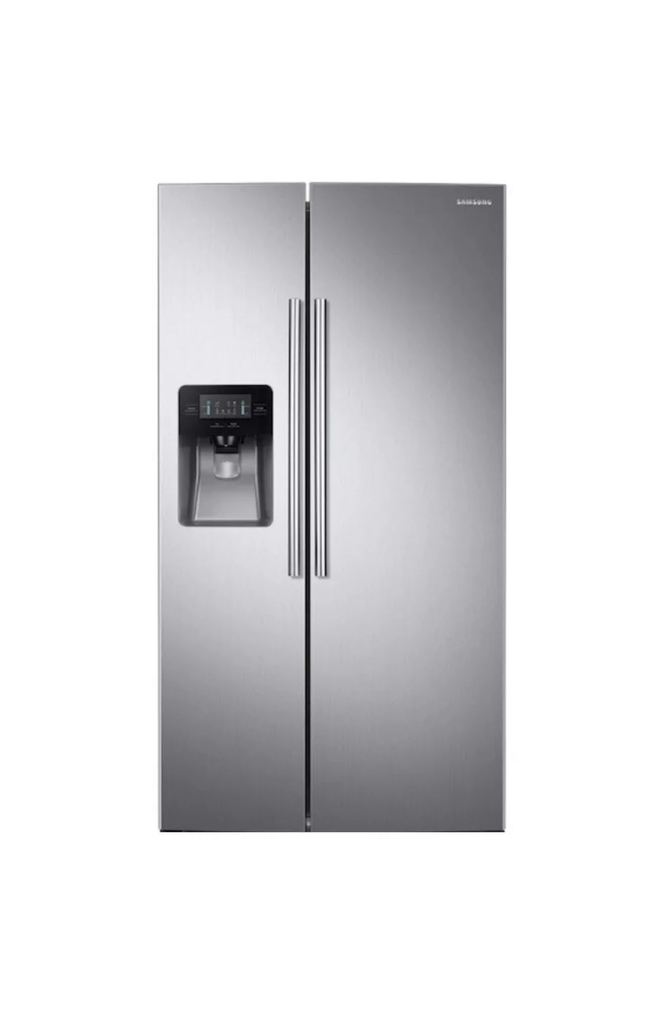 Side by Side Refrigerator with Ice-Maker Samsung Model RS25J500DSR