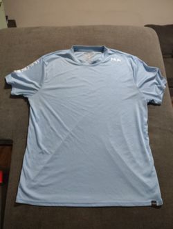 Huk Fishing Performance Short Sleeve Shirt Size Large Blue 