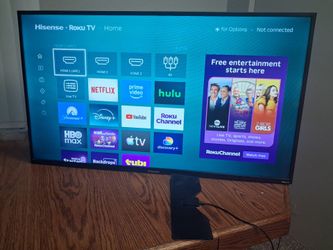 40in Hisense TV with Roku - OBO