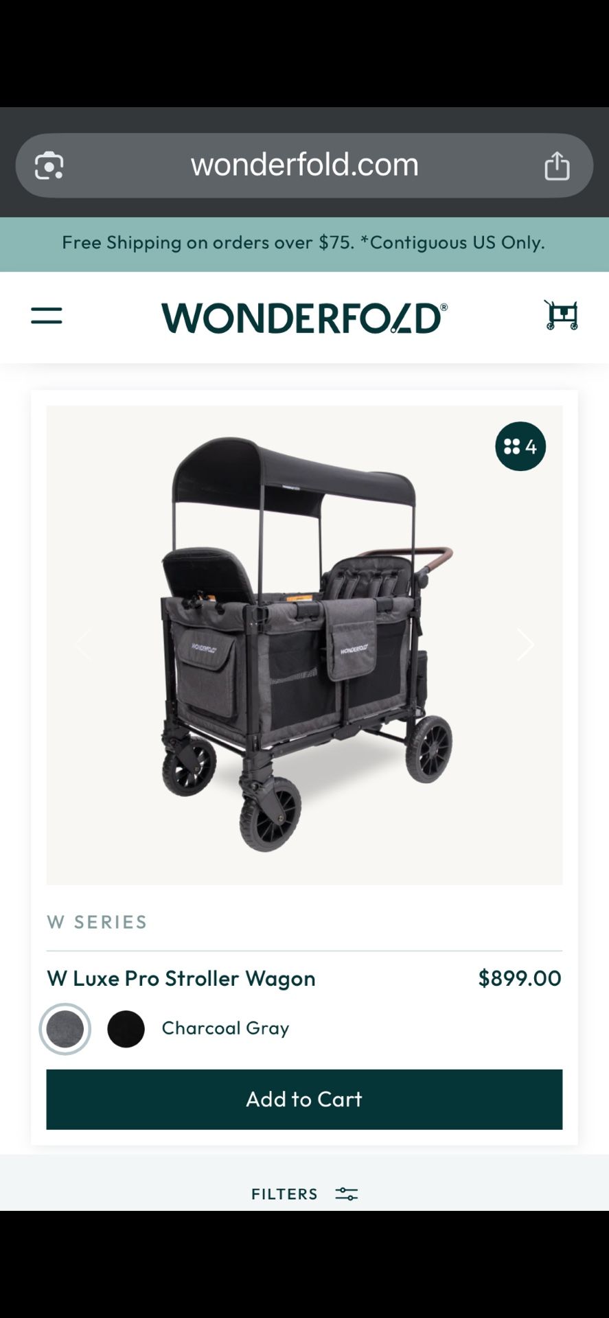 Wonderful Lux Pro Stroller Wagon