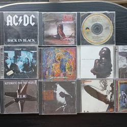 13 ROCK COMPACT DISCS 