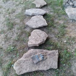 Stepping Stones Or Rocks For  Patio Or Waterfall 