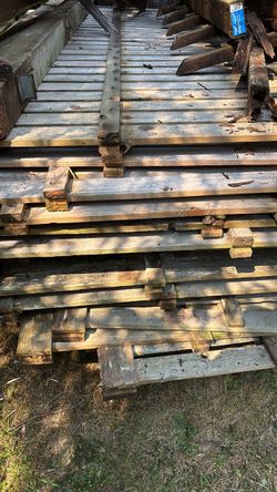 Weathered wooden fence panels. 8’ x  6’