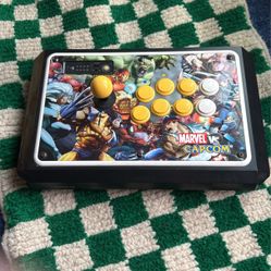 Xbox Arcade Fightstick Marvel Vs Cap on
