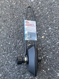 New marine motor flusher