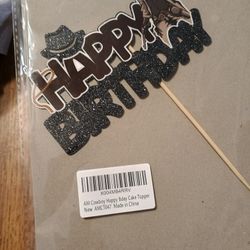 Cowboy Cake Topper