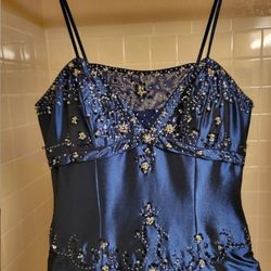 Blue Sapphire Prom Dress 5/6