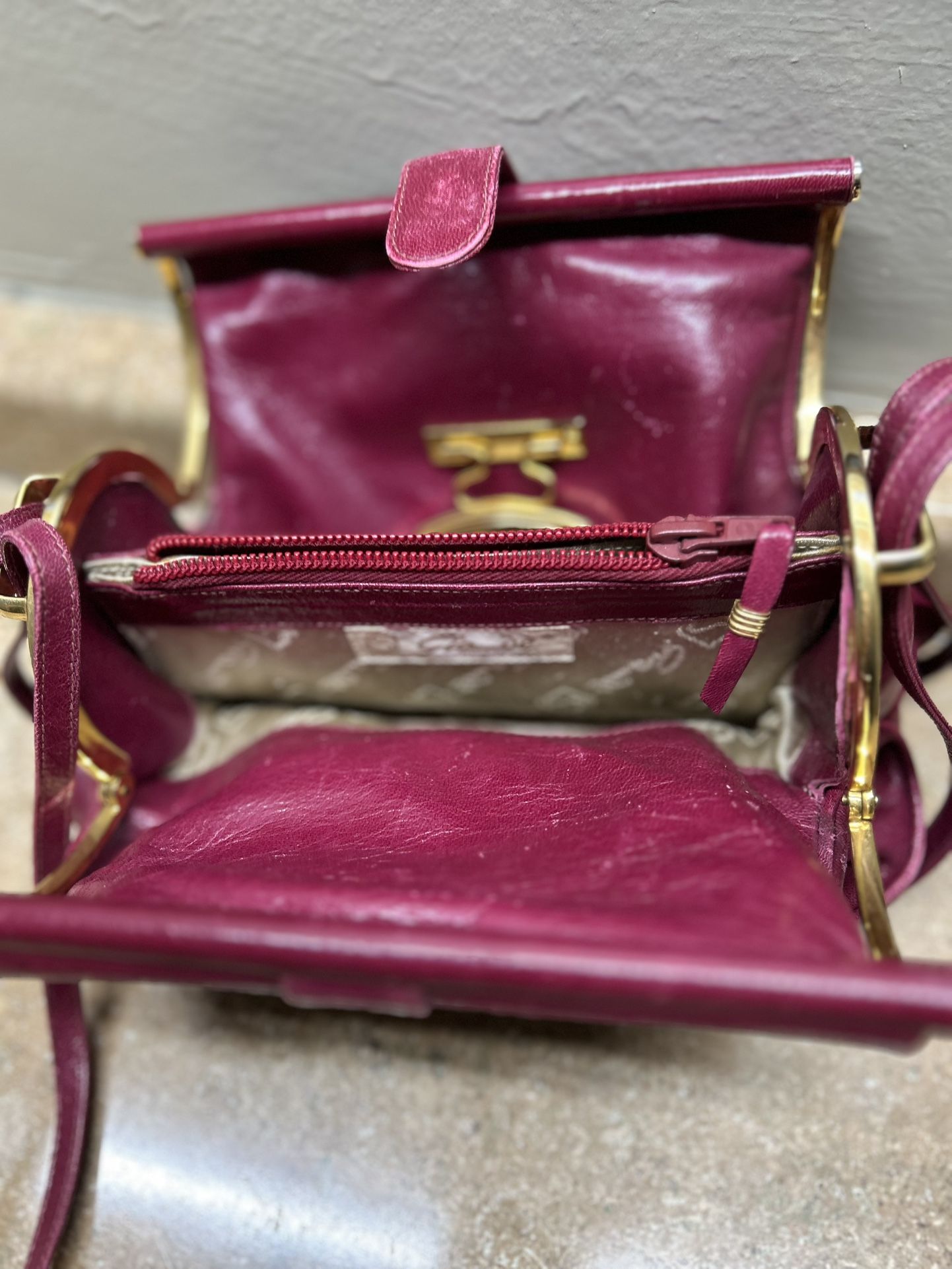 Vintage Giande Soft Leather Crossbody 