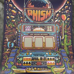 Sphere Phish Slot Machine Foil Scratch Off Poster 