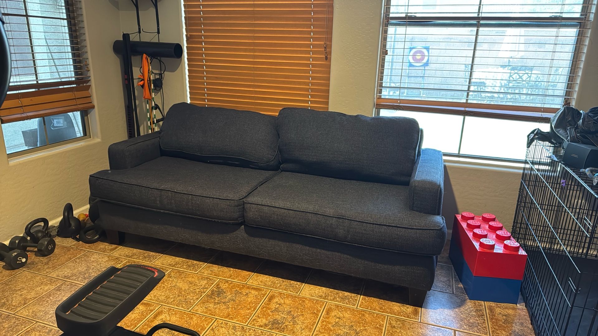 Love Seat Sofa 7' Length  3'2 " wide 