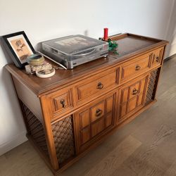 Vintage Stereo Console Record Player