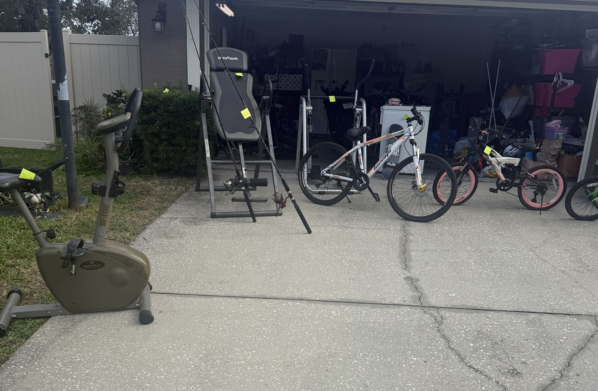 Bikes/ exercise equipment