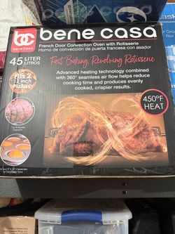 NEW IN A BOX -  Bene Casa 45-Liter French Door Convection Oven